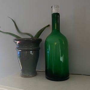 West Elm Green Decorative Vases